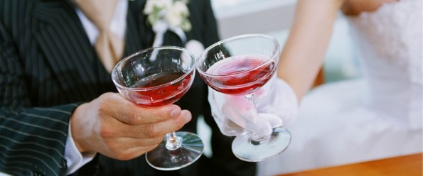 結婚式　乾杯