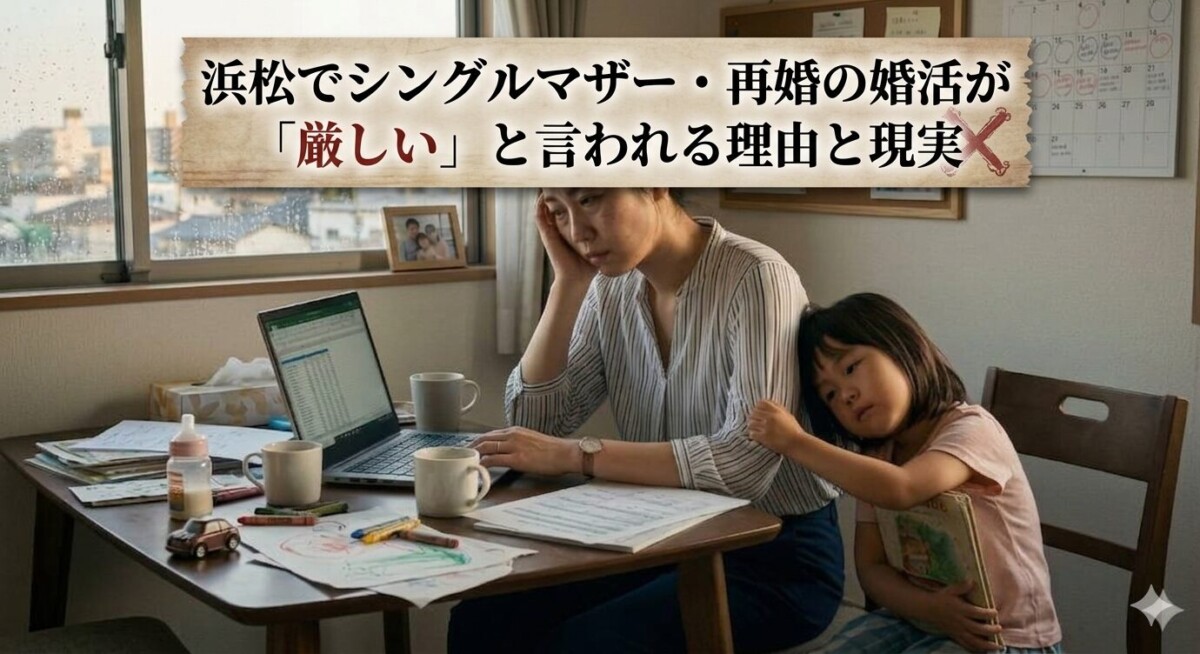 浜松でアラフォーシングルマザーのイメージ　浜松湖西婚活サービス結い