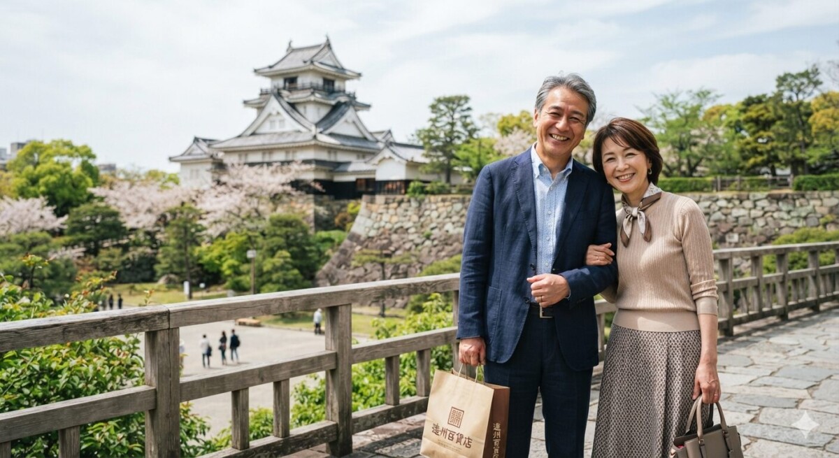 ご成婚された50代のカップルのイメージ様子　浜松湖西婚活サービス結い