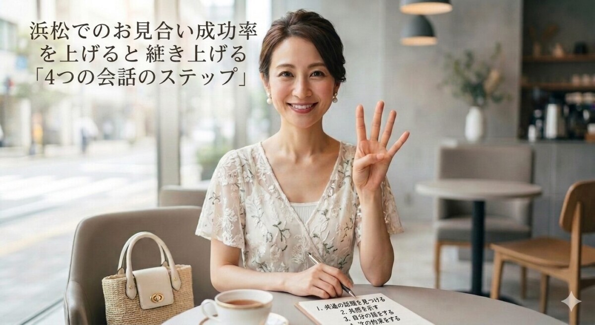 浜松の30代女性がカフェでお茶 浜松湖西婚活サービス結い